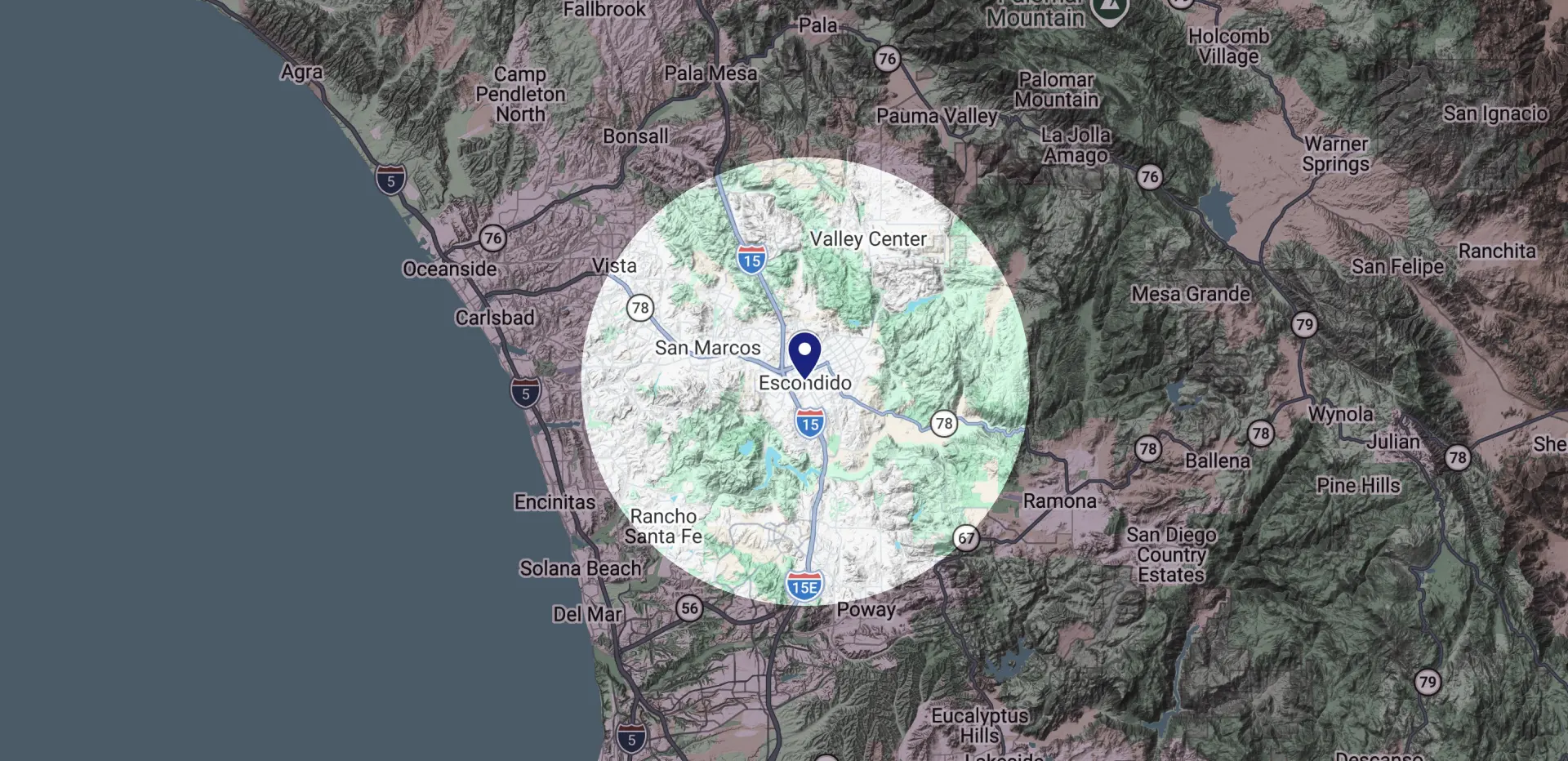 Map Form Full Width Frame